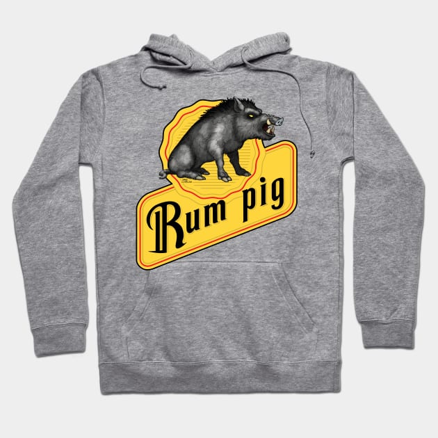 Rum Pig Hoodie by dave-charlton@hotmail.com